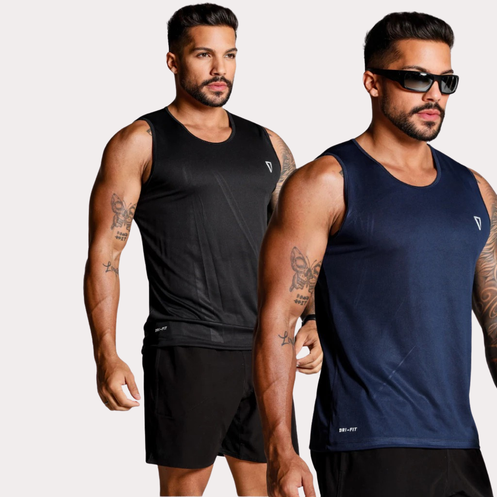 Kit 2 Regatas Dry Fit Vennite - Compre 1 Leve 2