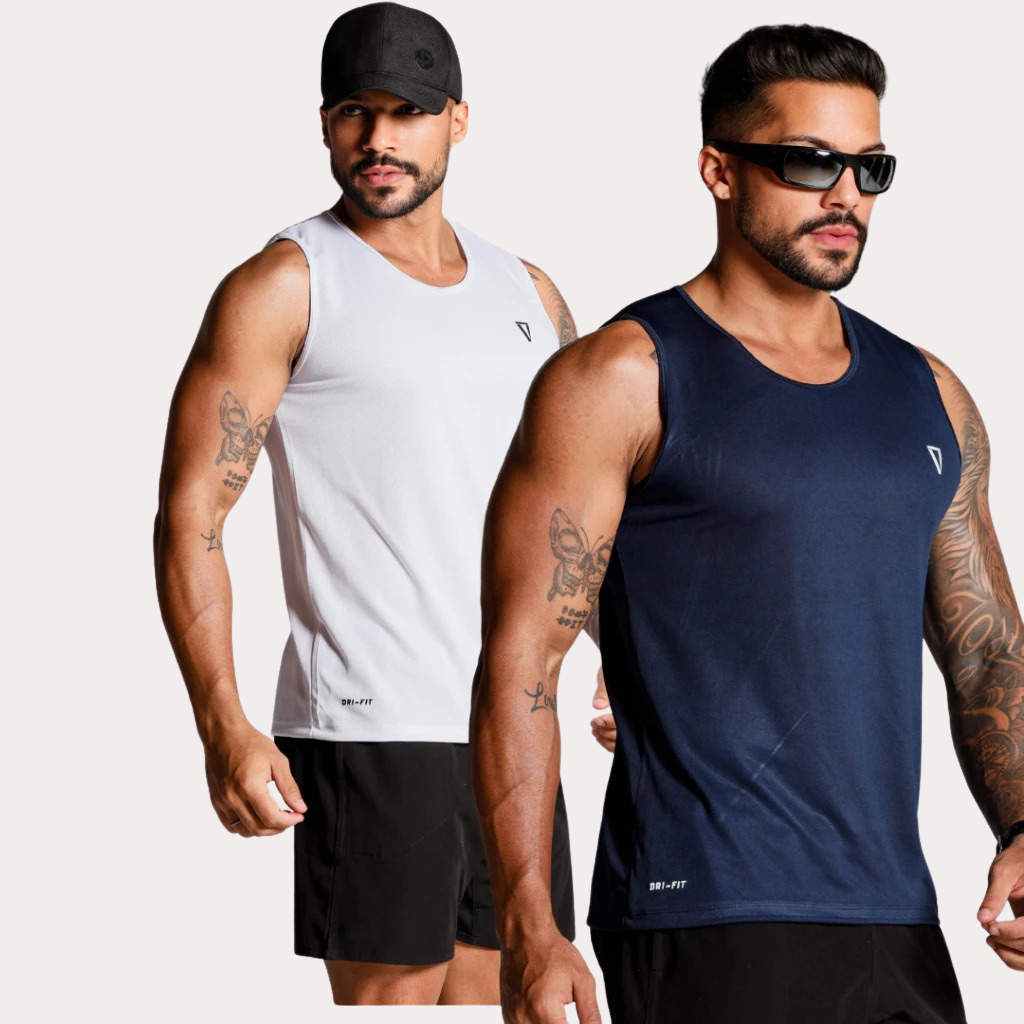 Kit 2 Regatas Dry Fit Vennite - Compre 1 Leve 2