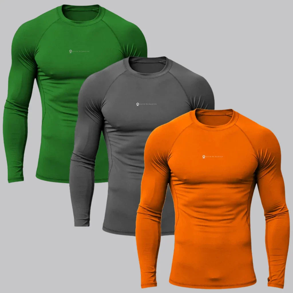 Kit 3 Camisetas Masculinas Térmicas uv