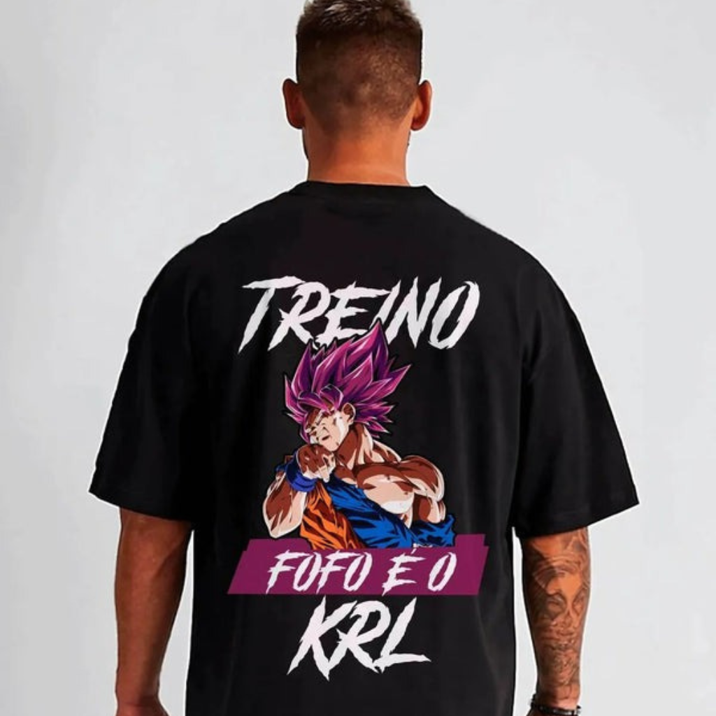 Camiseta Oversizedstreetwear Treio Fofo é o KRL
