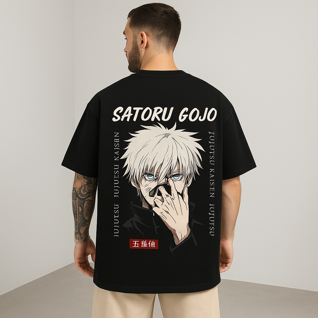 Camisa Gojo Jujutsu Kaizen Oversized
