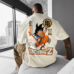Camiseta Oversized Streetwear Dragon Ball Z Estampada