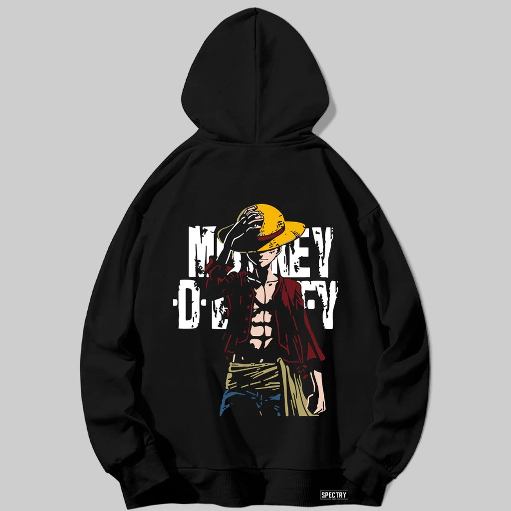 Casaco Moletom MasculinoCanguru Luffy One Piece Premium