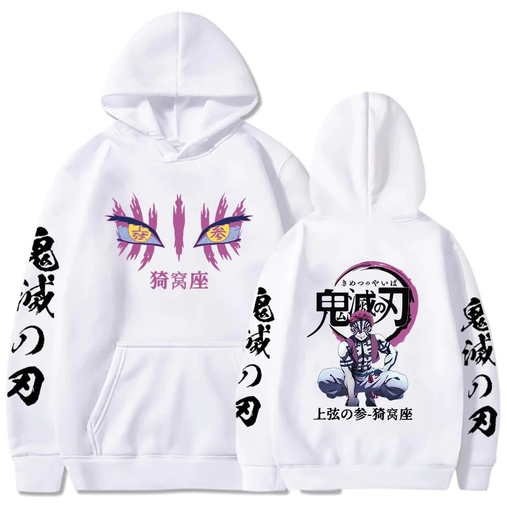 Casaco Moletom Masculino Akaza Demon Slayer– techfitbr