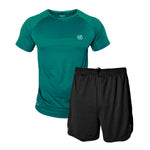 Kit Conjunto Camiseta e Short 2 em 1 Dry Fit