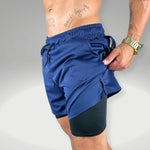 Kit 2 shorts dry fit com elastano com proteçao uv - techfitbr