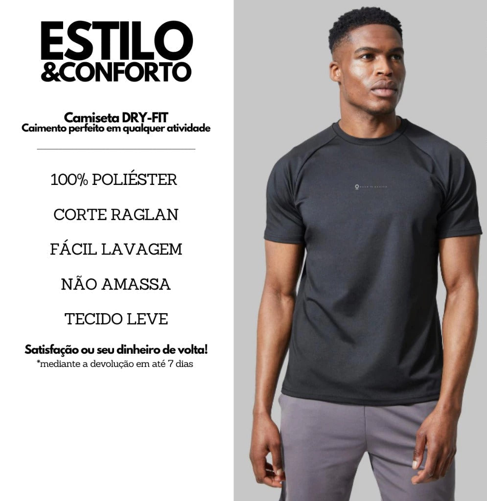 Kit 3 Camisetas Dry Fit Masculina ORIGNS TECH