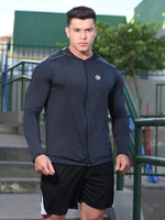 Casaco jaqueta masculino com ziper