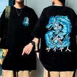 Camiseta OversizedShenlong Blue