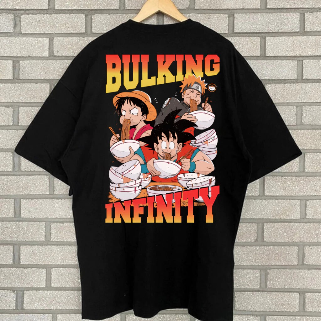 Camiseta Oversized Animes Bulking Infinito