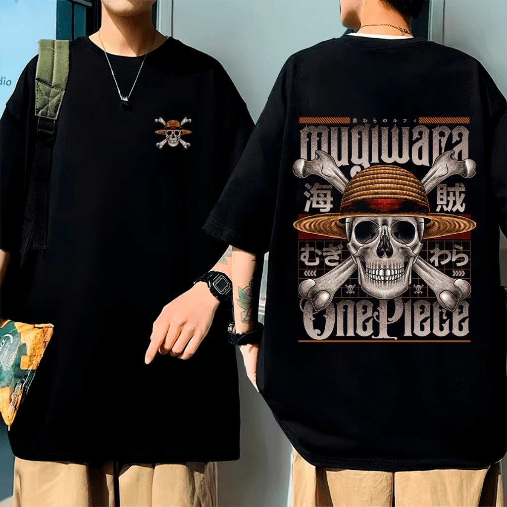 Camiseta Oversized Mugiwaras One Piece