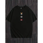 Camiseta Oversized Anime Piratas Alto Mar