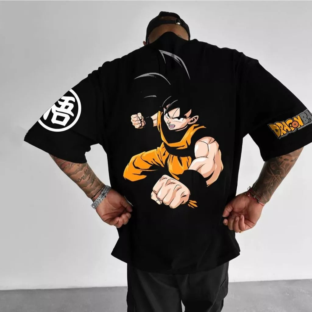 Camiseta Oversized Goku Dragon Ball