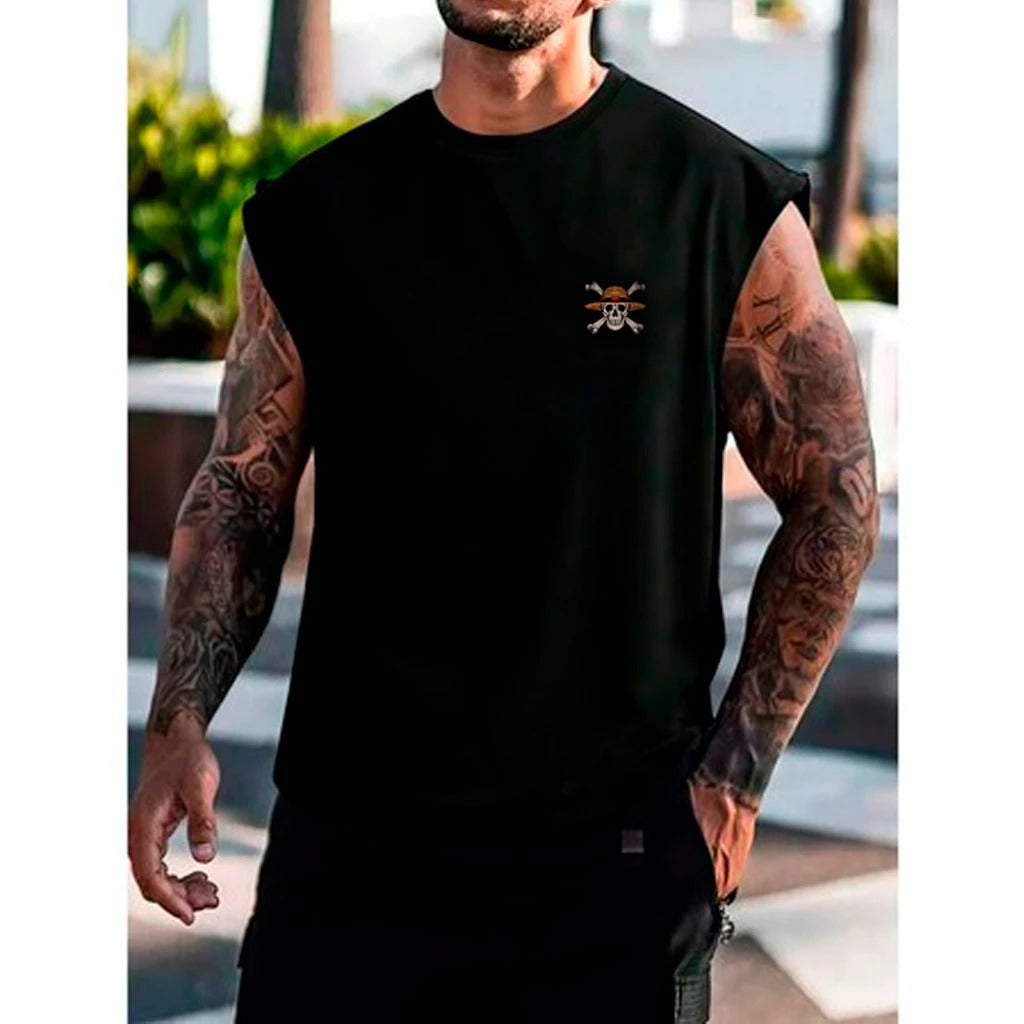 Camiseta Regata Machão Luffy x Kaido