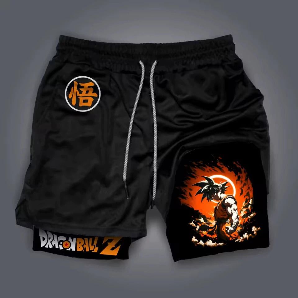 Short Dry-Fit de Compressão Dragon Ball Z