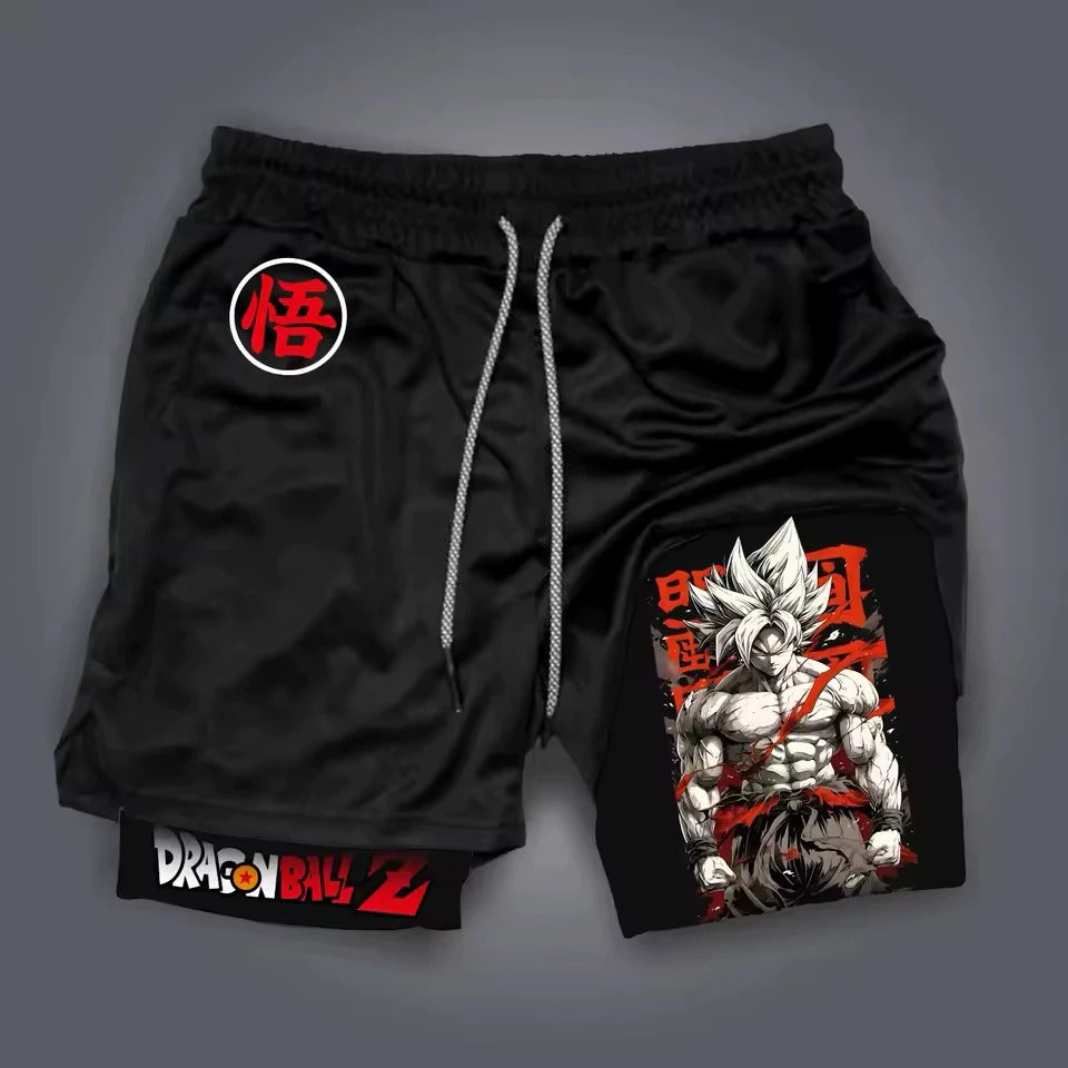 Short Dry-Fit de Compressão Dragon Ball Z