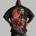 Camiseta Oversized C.Ronaldo CR7 Preta