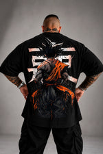Camiseta Oversized Masculina Demon Power Preta