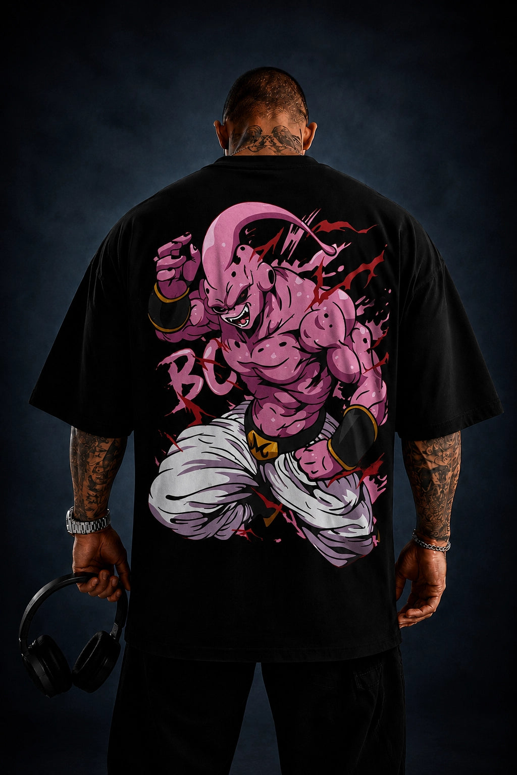 Camisa Oversized Streetwear Boo Preta