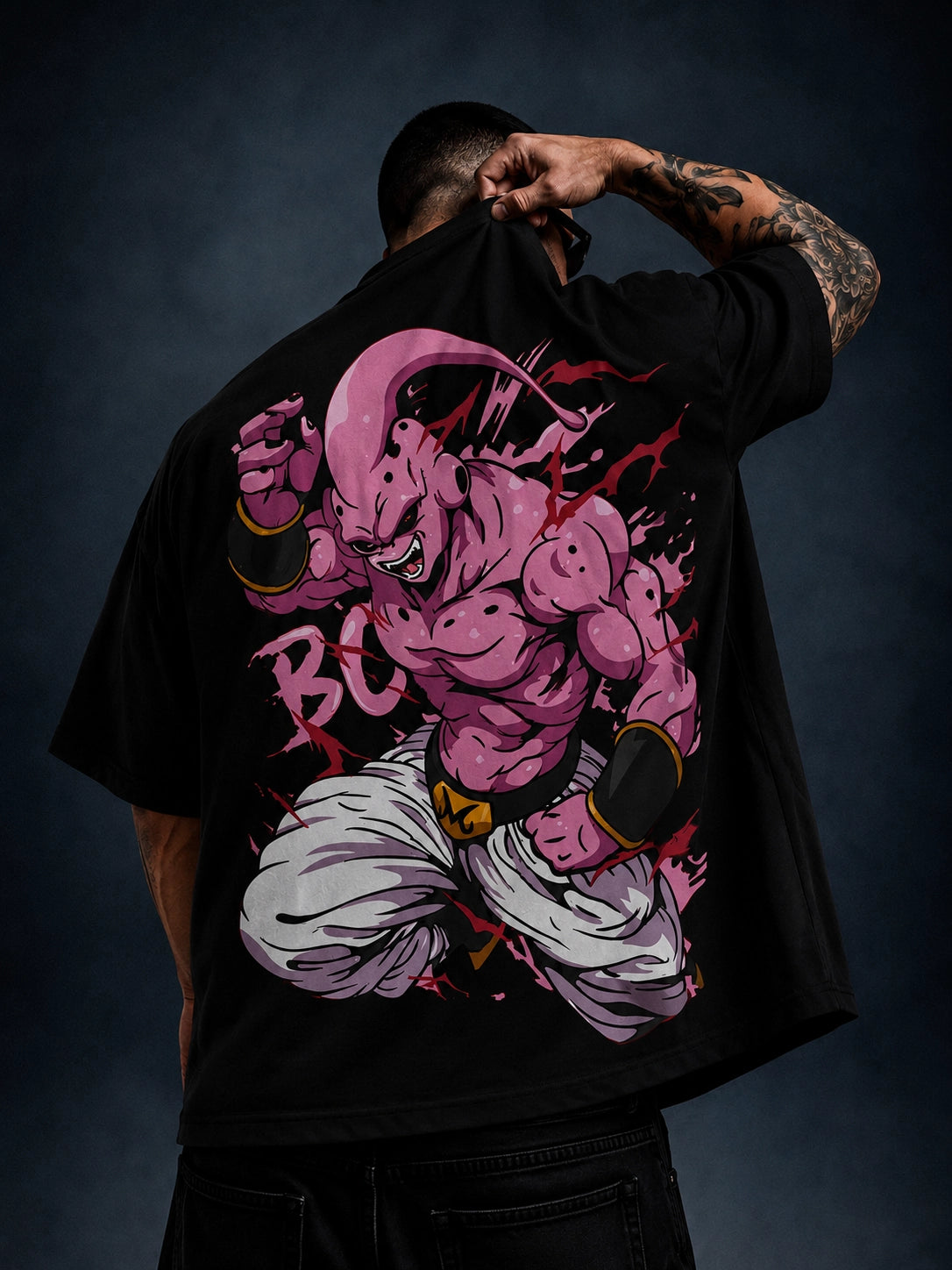 Camisa Oversized Streetwear Boo Preta
