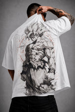 Camiseta Oversized Treino Techfitbr Premium Branca