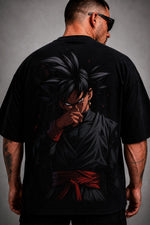 Camiseta Oversized Streetwear Son Goku Black