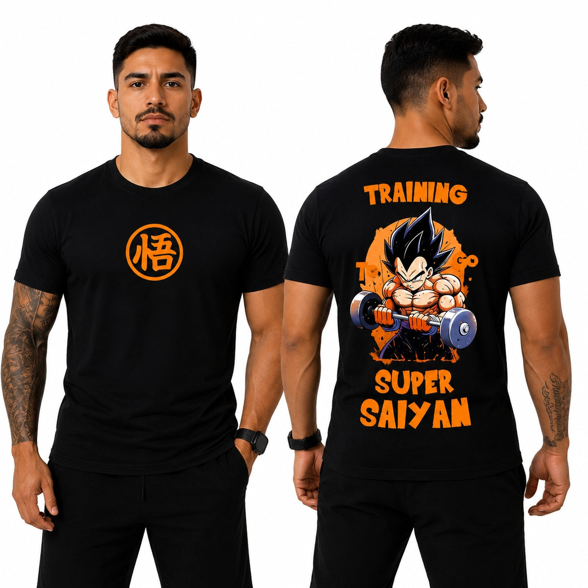 Camiseta Dry FitVegeta training Dragon Ball