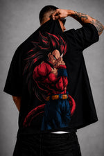 Camiseta Oversized StreetwearSuper4 Preta Premium