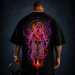 Camisa Oversized Premium Super Majin Boo black e white