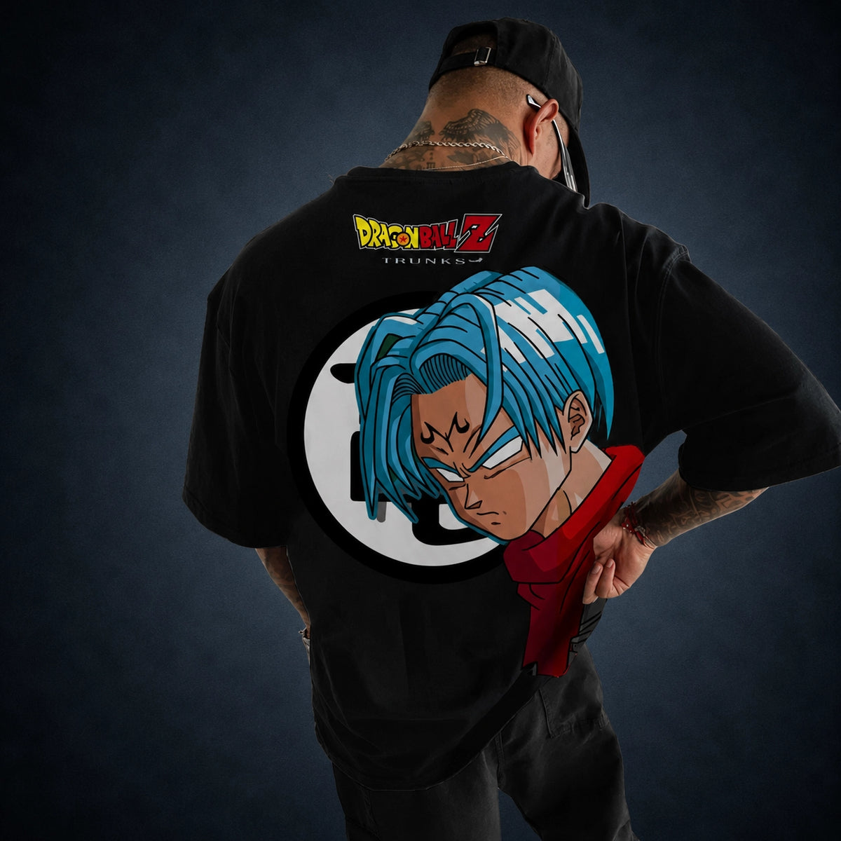 Camisa Oversized Streetwear Plus Size Trunks Preta