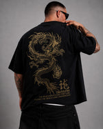 Camiseta Oversized Dragão Chines