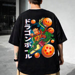 Camiseta Oversized MasculinaDragão Japonês