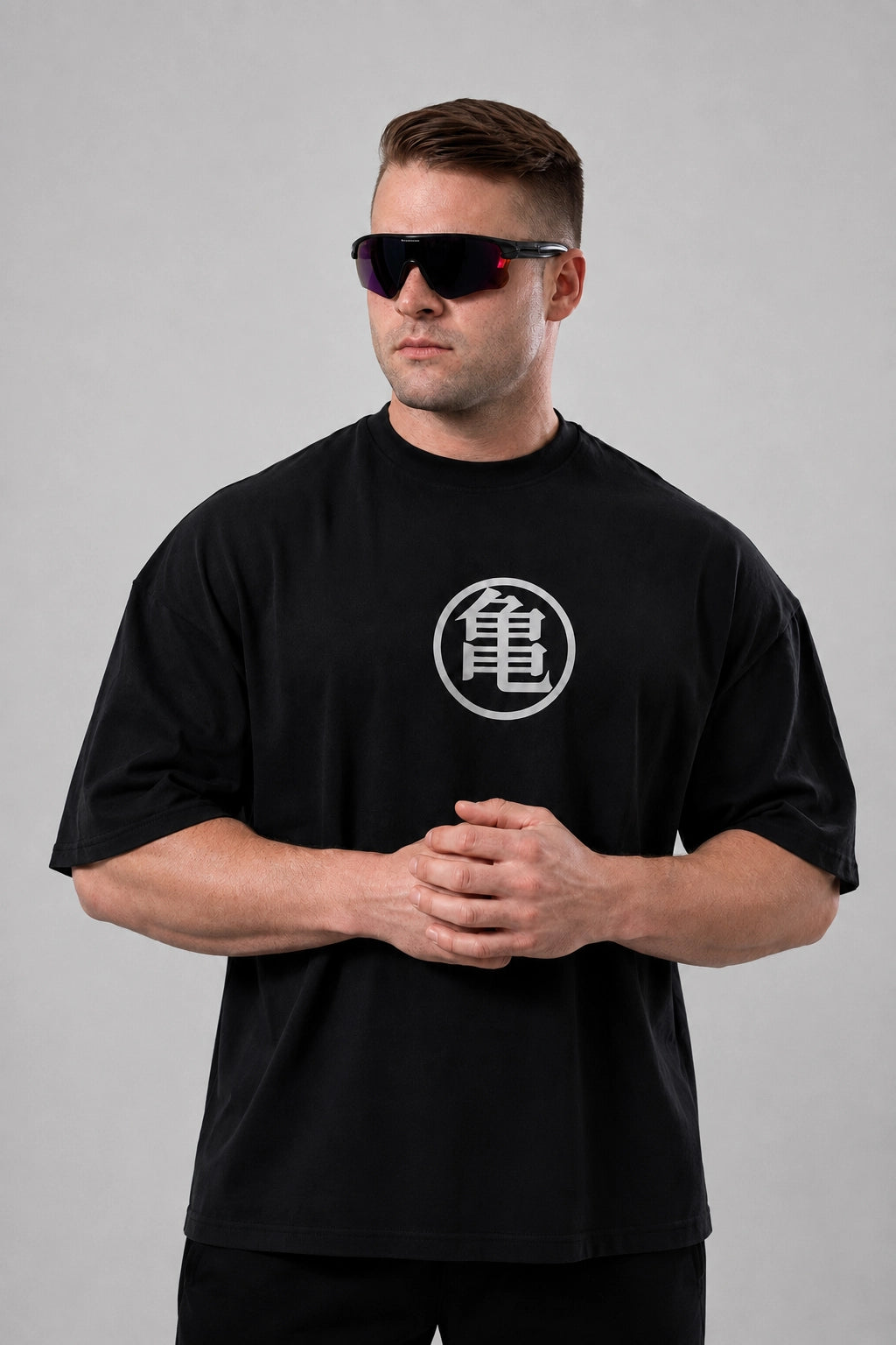 Camiseta Oversized Masculina Rising Warrior Off White