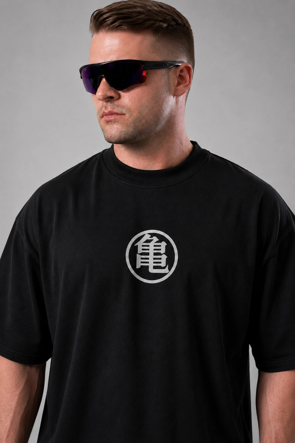 Camiseta Oversized Masculina Rising Warrior Off White