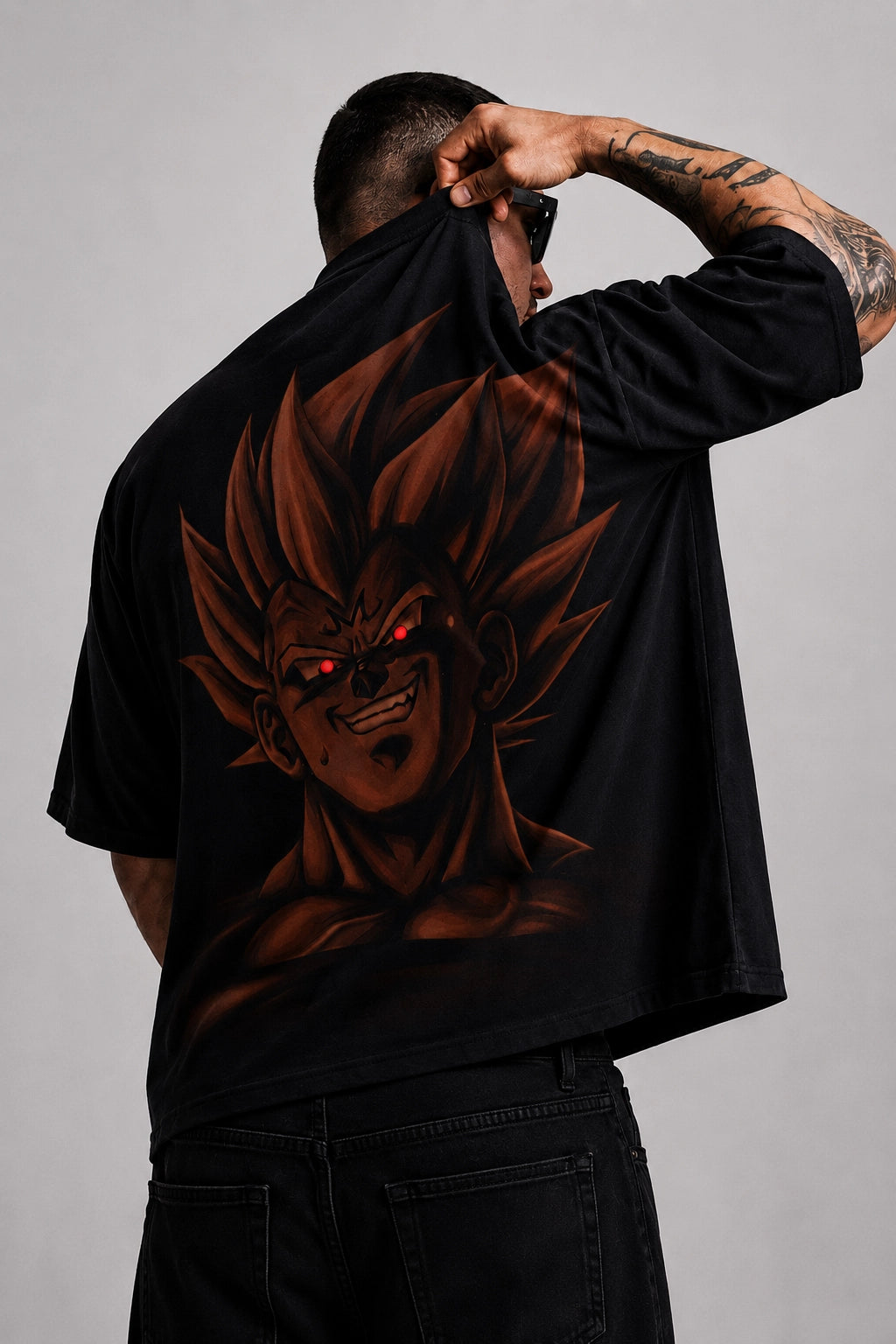 Camisa Oversized Streetwear PrincipeBlack