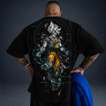 Camiseta Oversized Streetwear Goku DBZ Premium 02 Branca