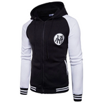 Casaco Moletom Masculino Son Goku Varsity Zipper