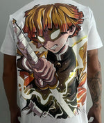 Camiseta Fio 30.1 penteado Zenitsu Demon Slayer