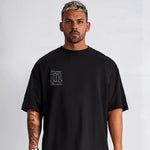 Camiseta Oversizedstreetwear Treino igual um Condenado