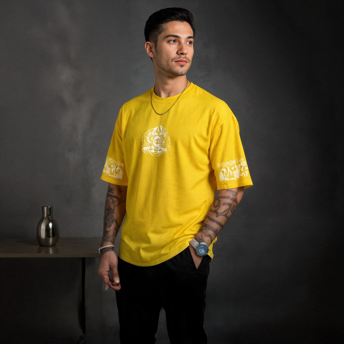 Camiseta Oversized Streetwear Son Goku Super saiyajin 3