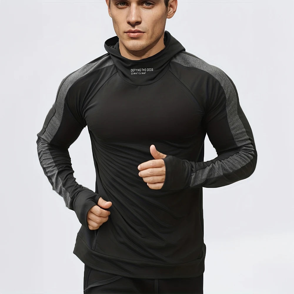 Camiseta Esportiva Masculina de Compressão Pulôver