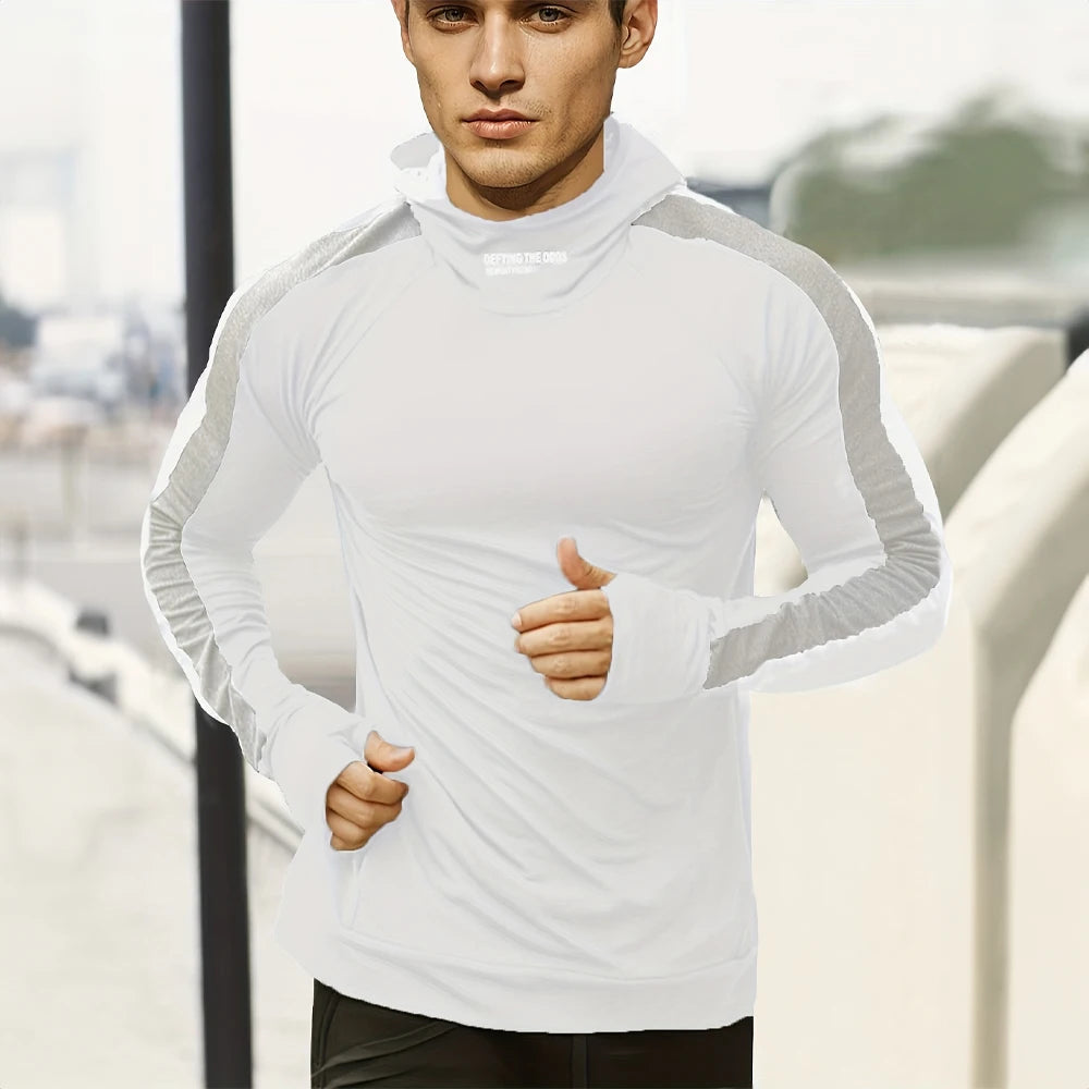Camiseta Esportiva Masculina de Compressão Pulôver