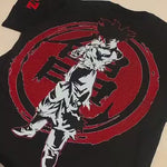 Camisa Oversized Streetwear Plus Size Goku Kaioken