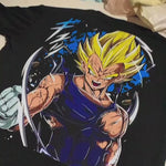 Camisa Oversized Streetwear Plus Size Majin Vegeta