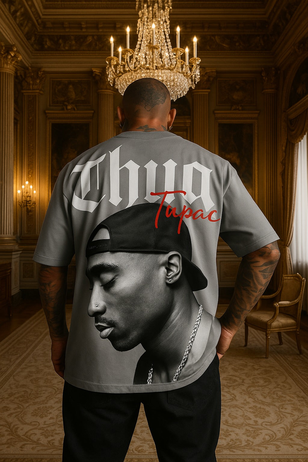 Camiseta Oversized PremiumEspecial Tupac