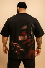 Camisa Oversized Streetwear Itachi Uchiha Black