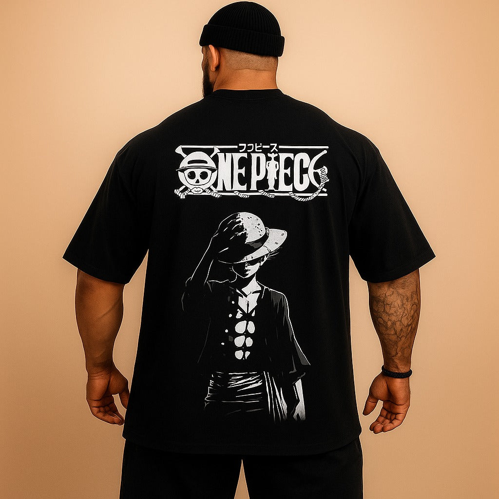 Camiseta Oversized Streetwear Lufy One Piece 2