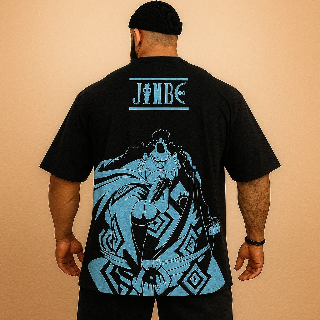 Camiseta Oversized Streetwear Jinbe One Piece