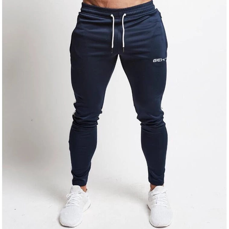 Calça Esportiva JoggersCom Bolso e Punho Ajustável
