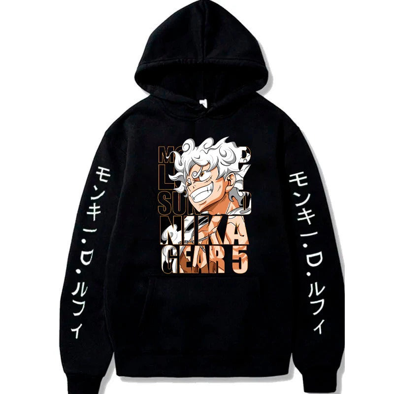 Casaco Moletom Masculino Monkey D Luffy Gear 5
